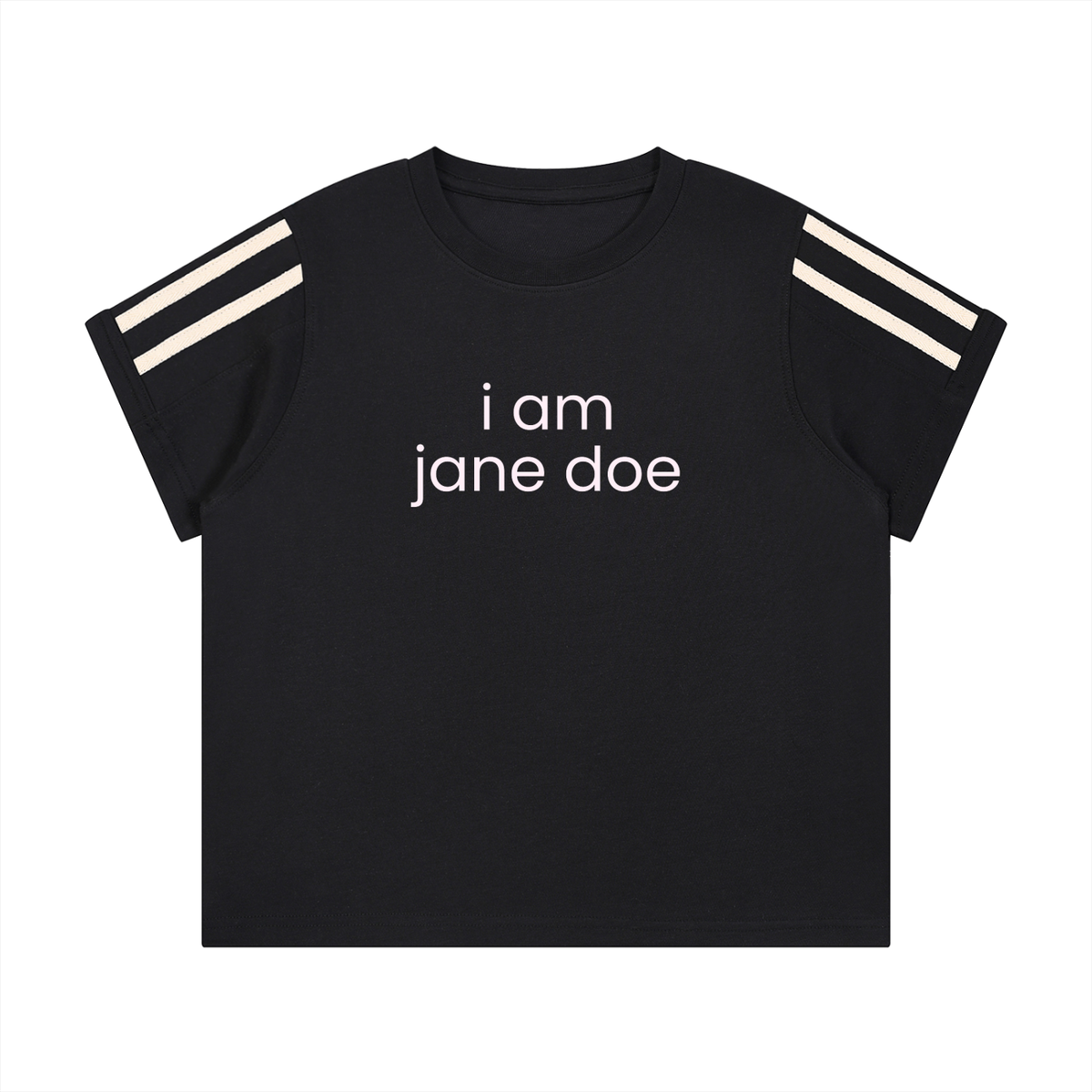 i am jane doe | Women's Varsity Stripe T-Shirt